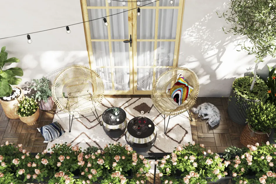 KARE Kissen Lava Grau 45x45cm