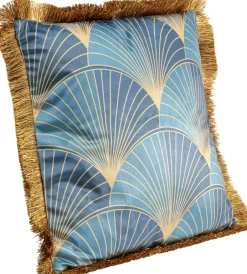 KARE Kissen Leaves Fringe 45x45cm