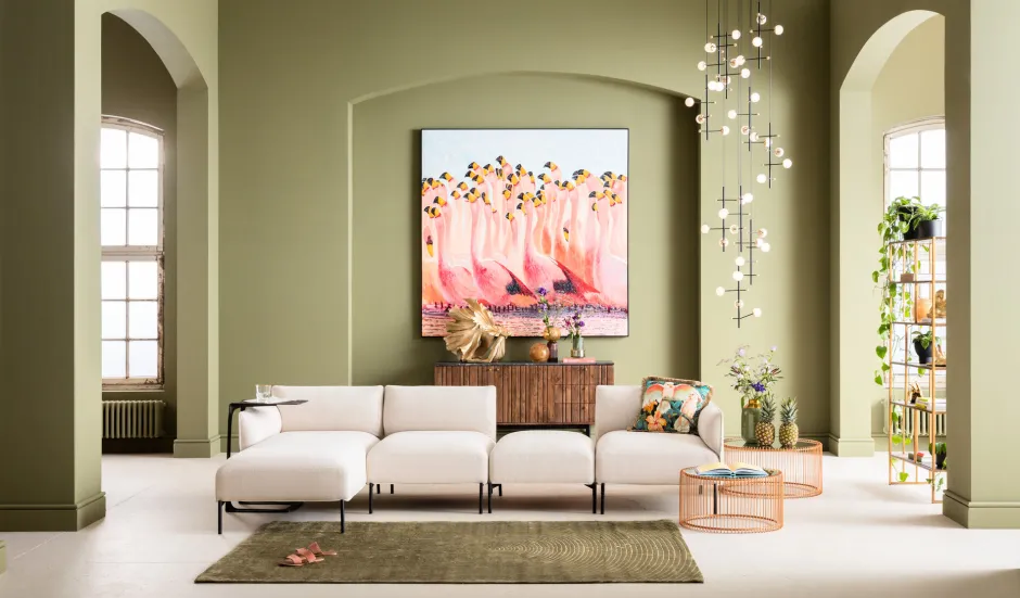 KARE Kissen Parrots Life 45x45