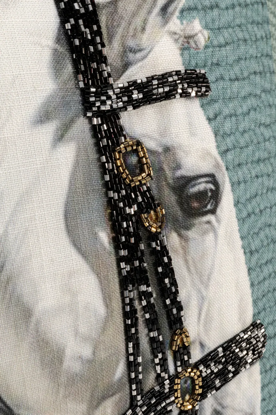 KARE Kissen Show Horse Head 45x45cm