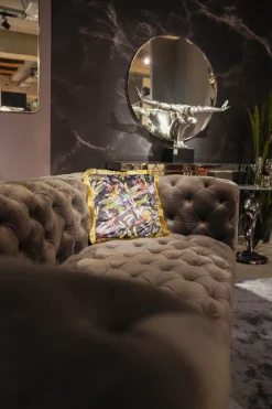 KARE Kissen Tropical Garden Fringe 45x45cm