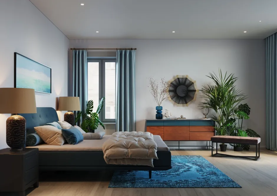 KARE Kommode Klein Luxury Push 2 Schübe Grau