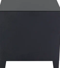 KARE Kommode Klein Luxury Push 2 Schübe Grau