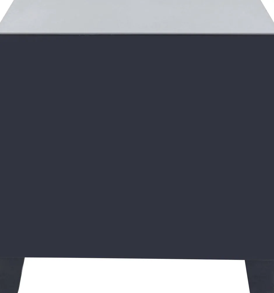 KARE Kommode Klein Luxury Push 2 Schübe Grau