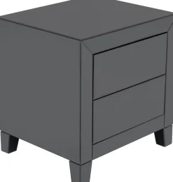 KARE Kommode Klein Luxury Push 2 Schübe Grau