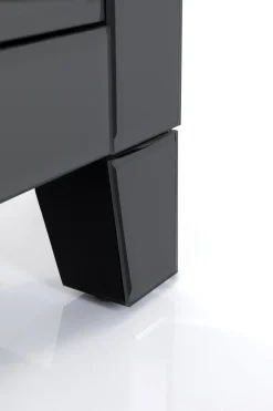 KARE Kommode Klein Luxury Push 2 Schübe Grau