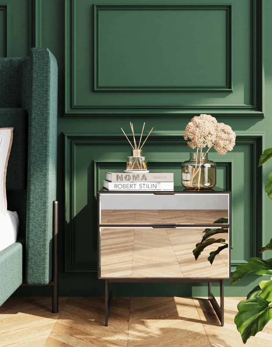 KARE Kommode Klein Soran Schwarz 49x50cm