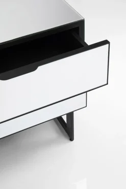 KARE Kommode Klein Soran Schwarz 49x50cm