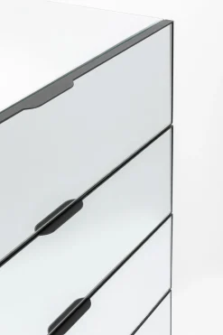 KARE Kommode Soran 5 Schübe Schwarz 65x114cm