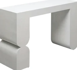 KARE Konsole Curve Weiß 120x76cm