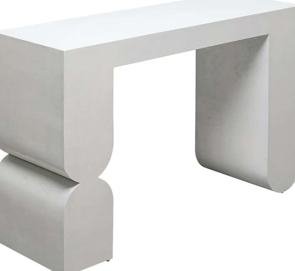 KARE Konsole Curve Weiß 120x76cm