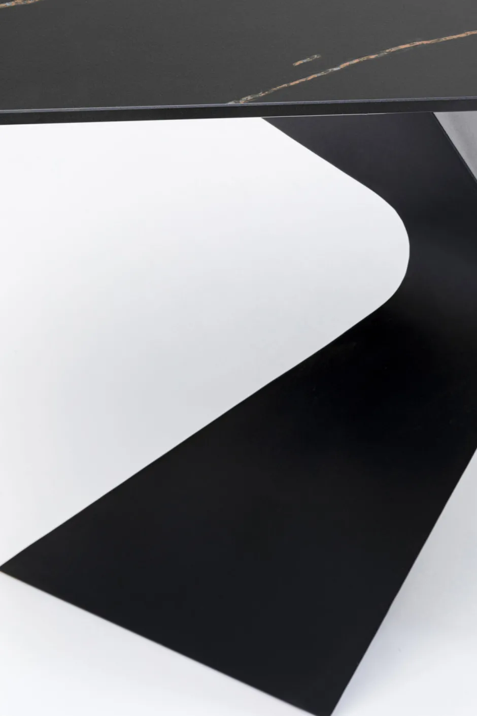 KARE Konsole Gloria Schwarz Keramik 140x81cm