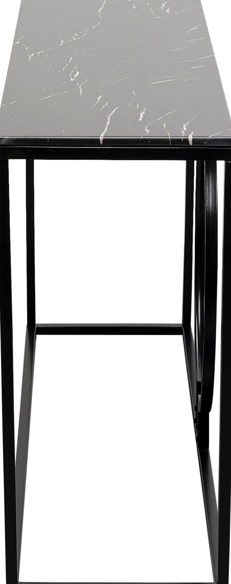 KARE Konsole Miami Loft Schwarz 120x75cm