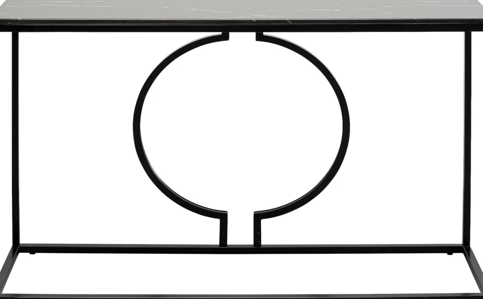 KARE Konsole Miami Loft Schwarz 120x75cm