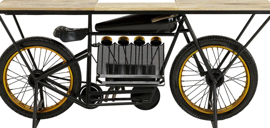 KARE Konsole Motorbike Schwarz