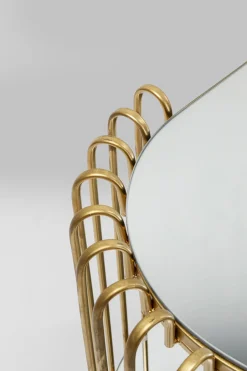 KARE Konsole Wire Brass 81x78cm