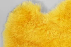 KARE Lammfell Heidi Gelb 60x85cm