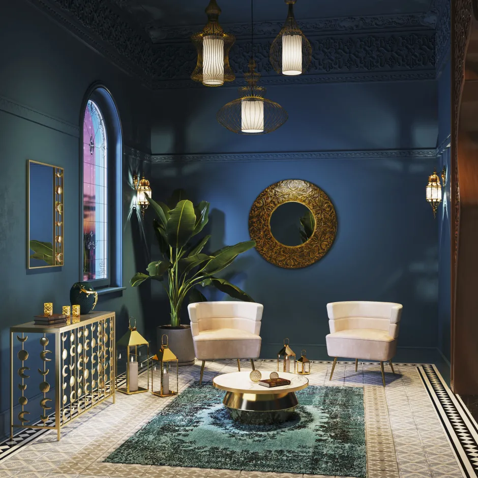 KARE Laterne Giardino Gold (4/Set)