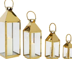 KARE Laterne Giardino Gold (4/Set)