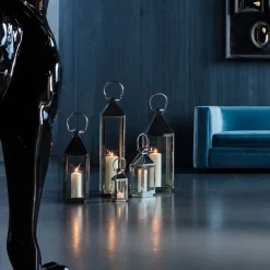 KARE Laterne Giardino Silver (4/Set)