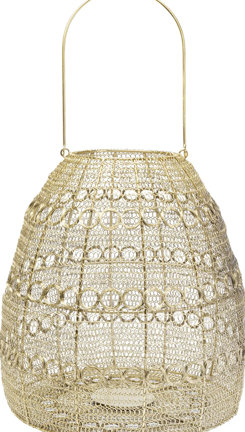 KARE Laterne Hayat Cone Brass 37cm