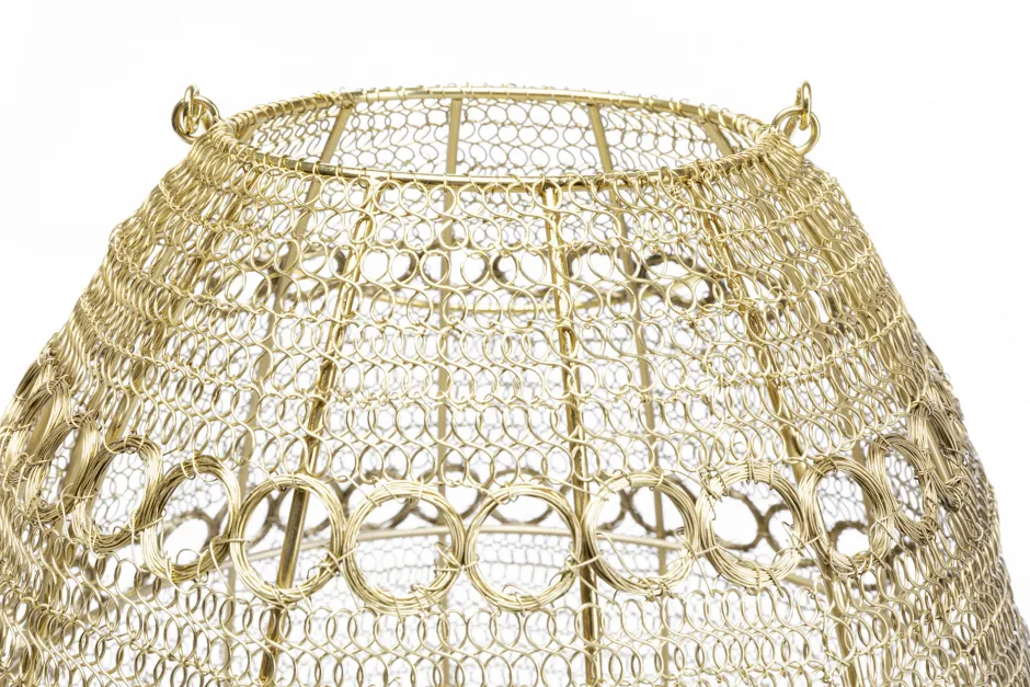 KARE Laterne Hayat Cone Brass 37cm