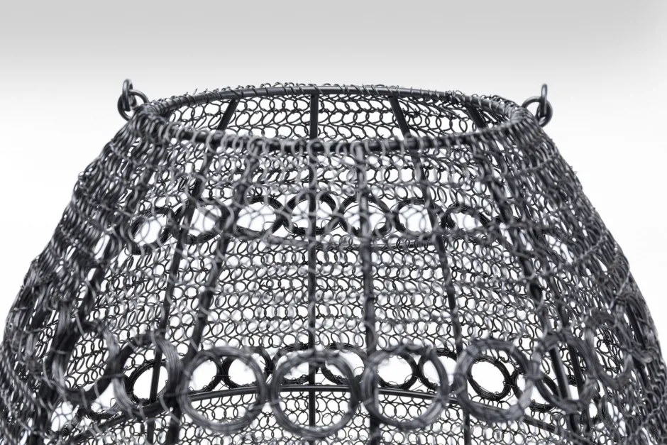 KARE Laterne Hayat Cone Schwarz 37cm