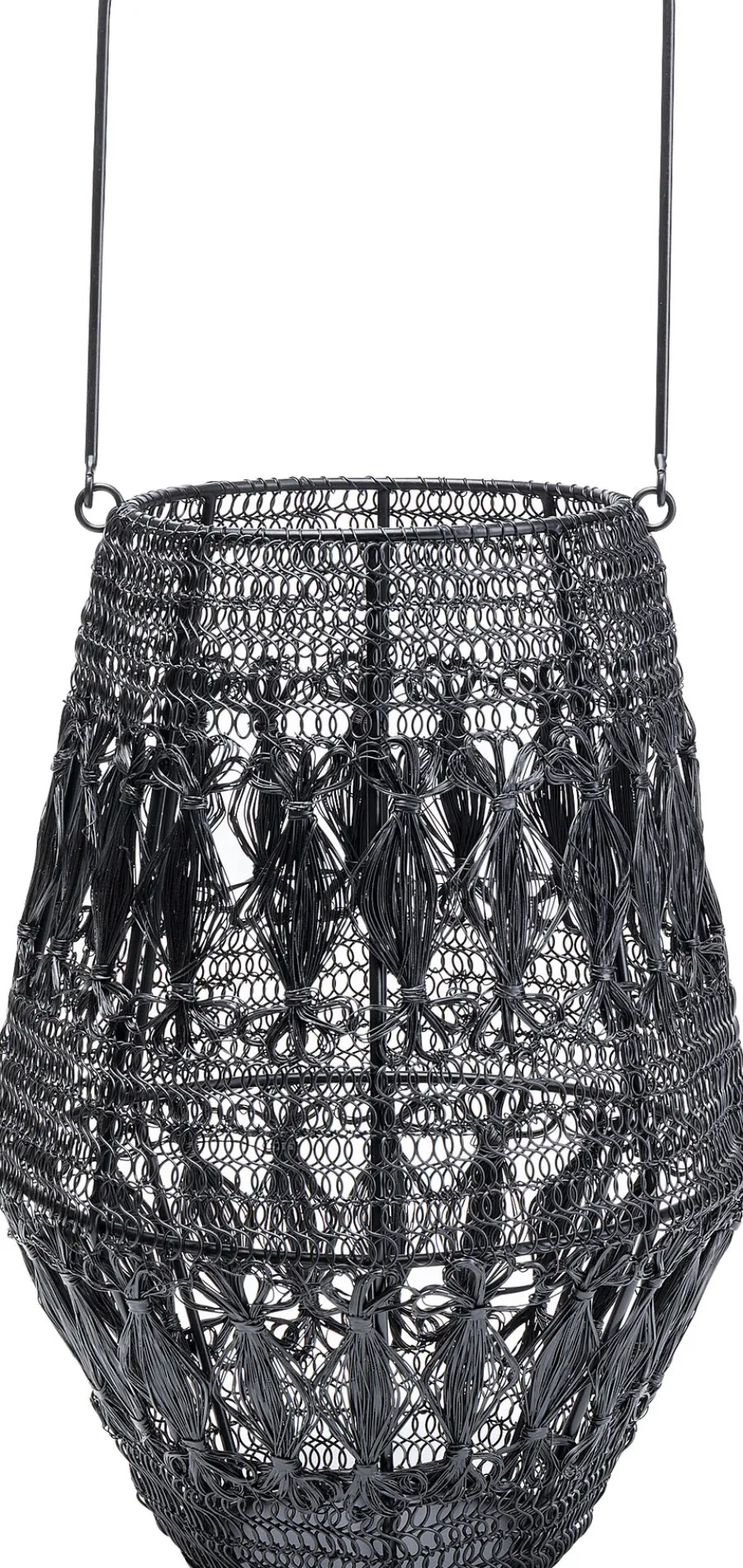 KARE Laterne Hayat Schwarz 33cm