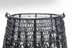 KARE Laterne Hayat Schwarz 33cm