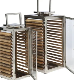 KARE Laterne Lamella (2/Set)