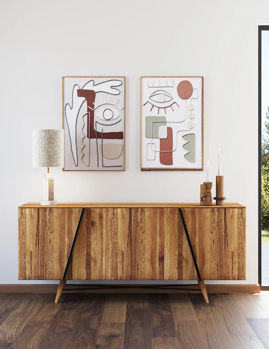 KARE Leinwandbild Art Eye Rechts 60x90cm