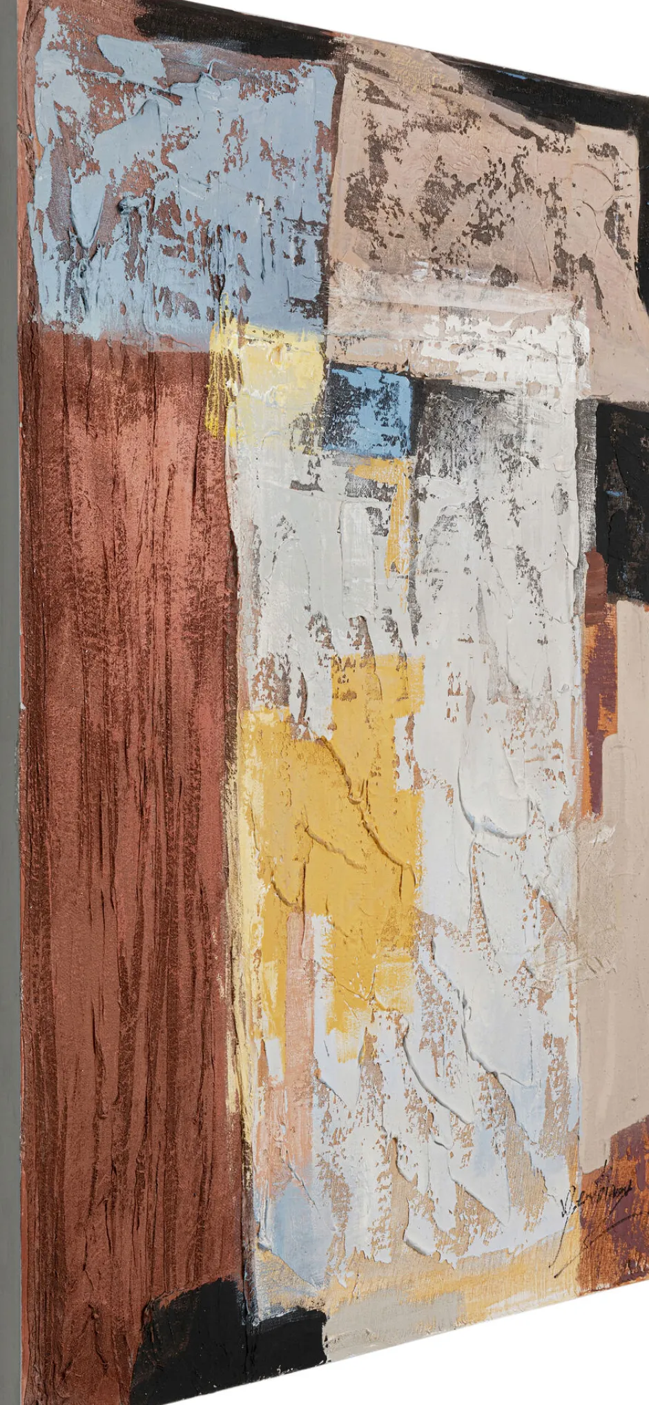 KARE Leinwandbild Art Splash Orange 90x120cm