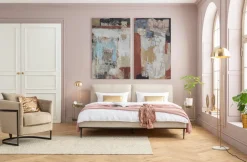 KARE Leinwandbild Art Splash Orange 90x120cm