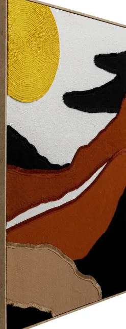 KARE Leinwandbild Artistic Sunrise Knitted 70x110cm