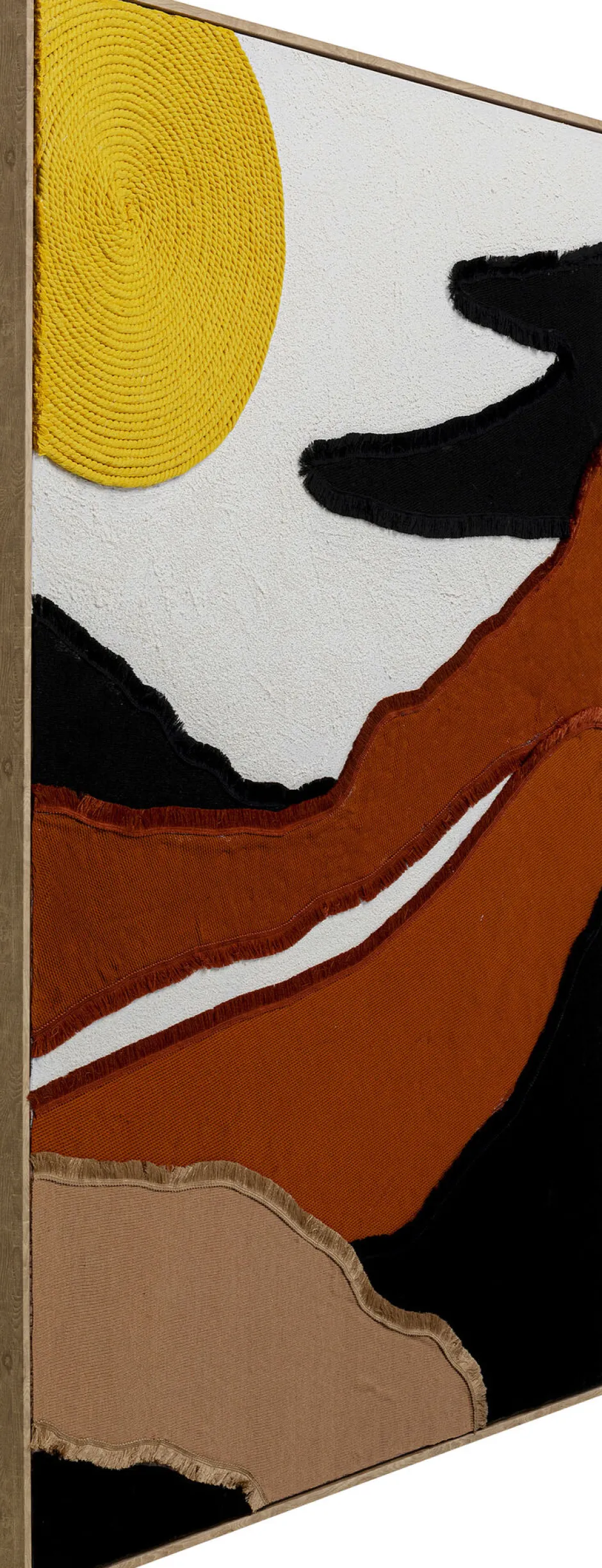 KARE Leinwandbild Artistic Sunrise Knitted 70x110cm