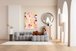 KARE Leinwandbild Diva Pixel 120x90cm