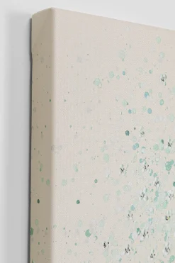 KARE Leinwandbild Flower Boat Beige Grün 80x100cm