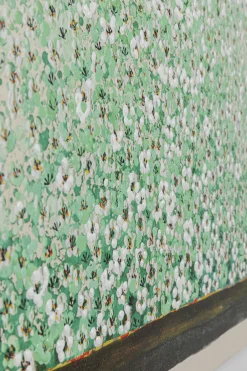 KARE Leinwandbild Flower Boat Beige Grün 80x100cm