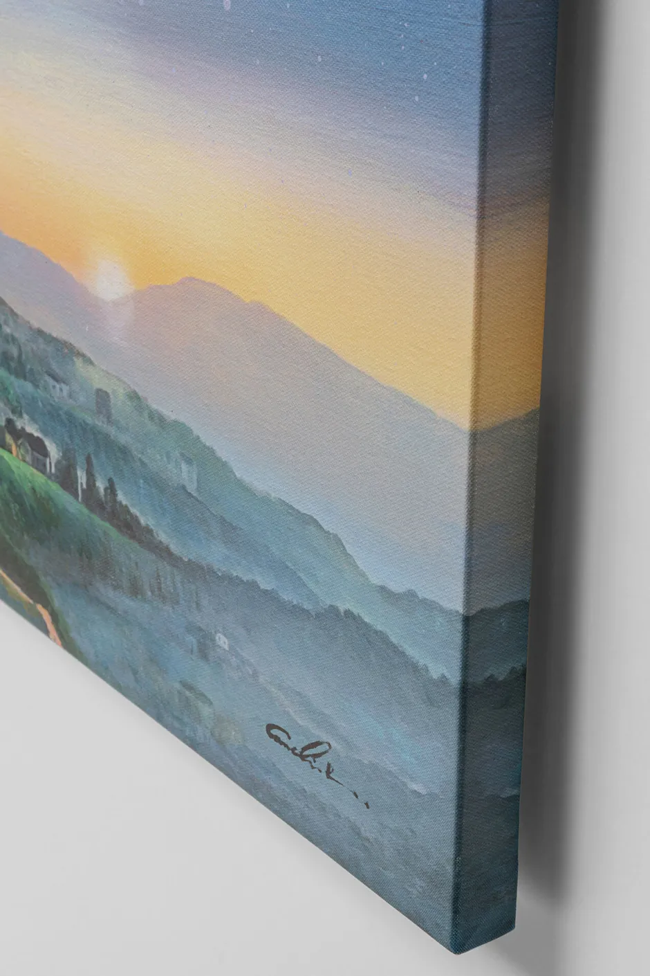 KARE Leinwandbild Flying Elephant At Night 120x160cm