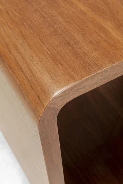 KARE Lounge Cube MDF Walnuss