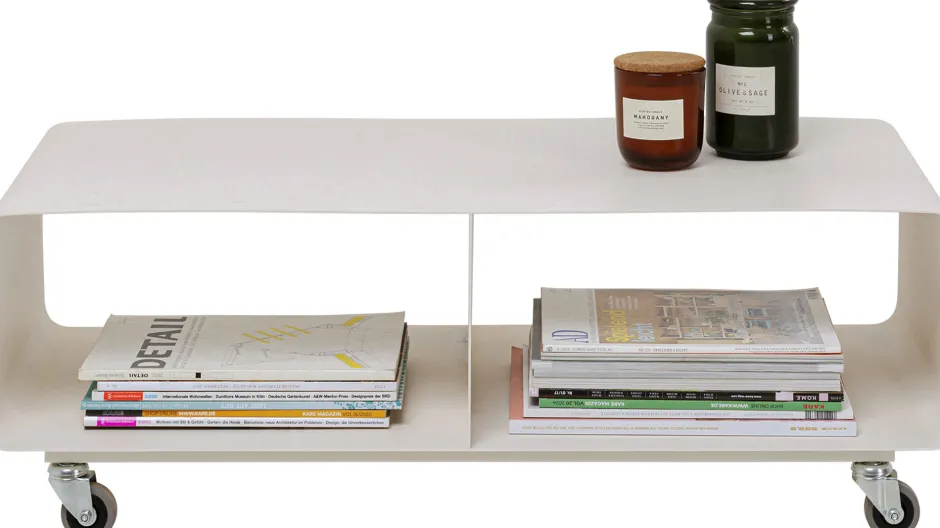 KARE Lowboard Lounge M Creme 90x30cm