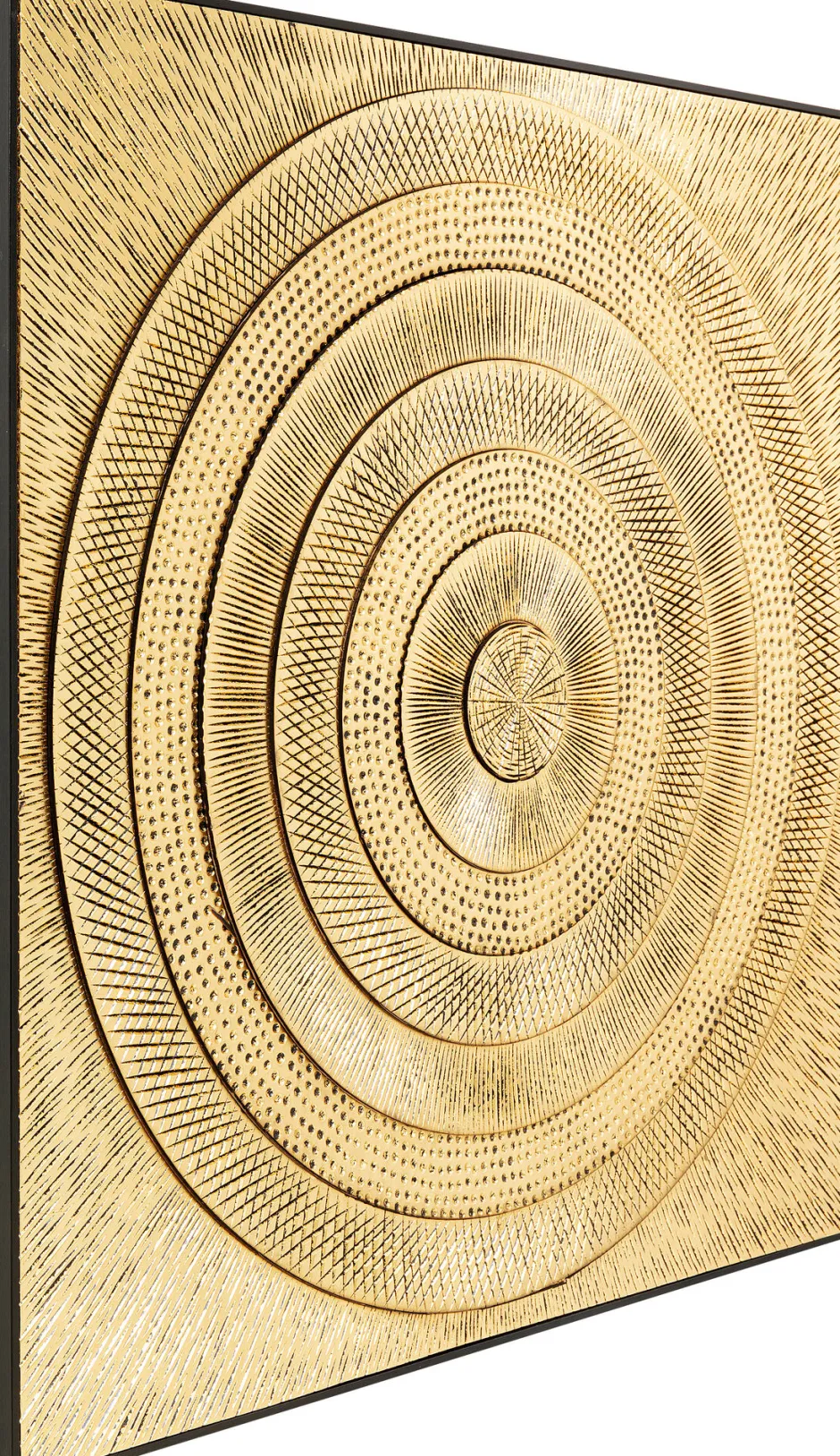KARE Objektbild Art Circle Gold 120x120cm