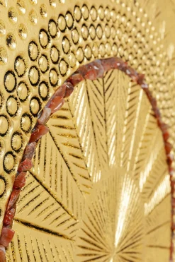 KARE Objektbild Art Geometric Circle Gold 120x120cm