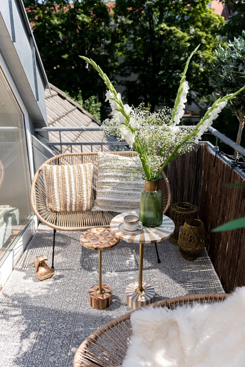 KARE Outdoor Teppich Medaillon 160x230cm