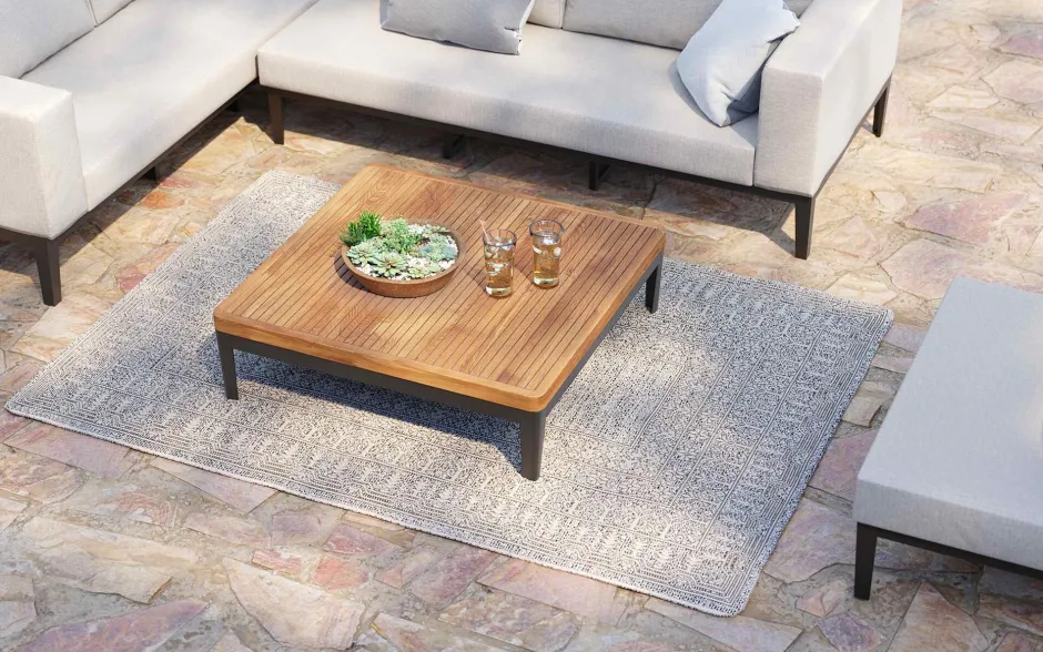 KARE Outdoor Teppich Medaillon 160x230cm