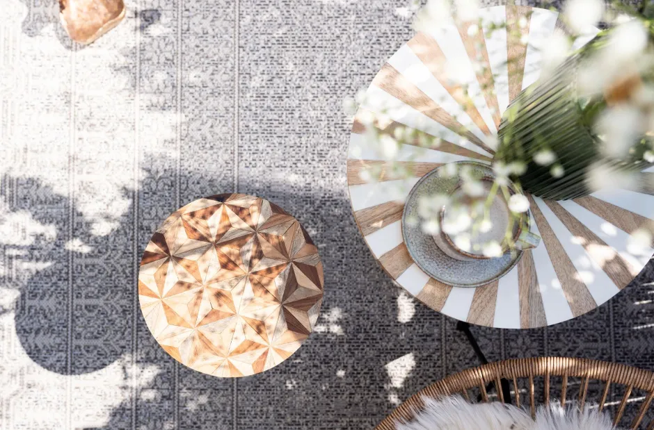 KARE Outdoor Teppich Medaillon 160x230cm