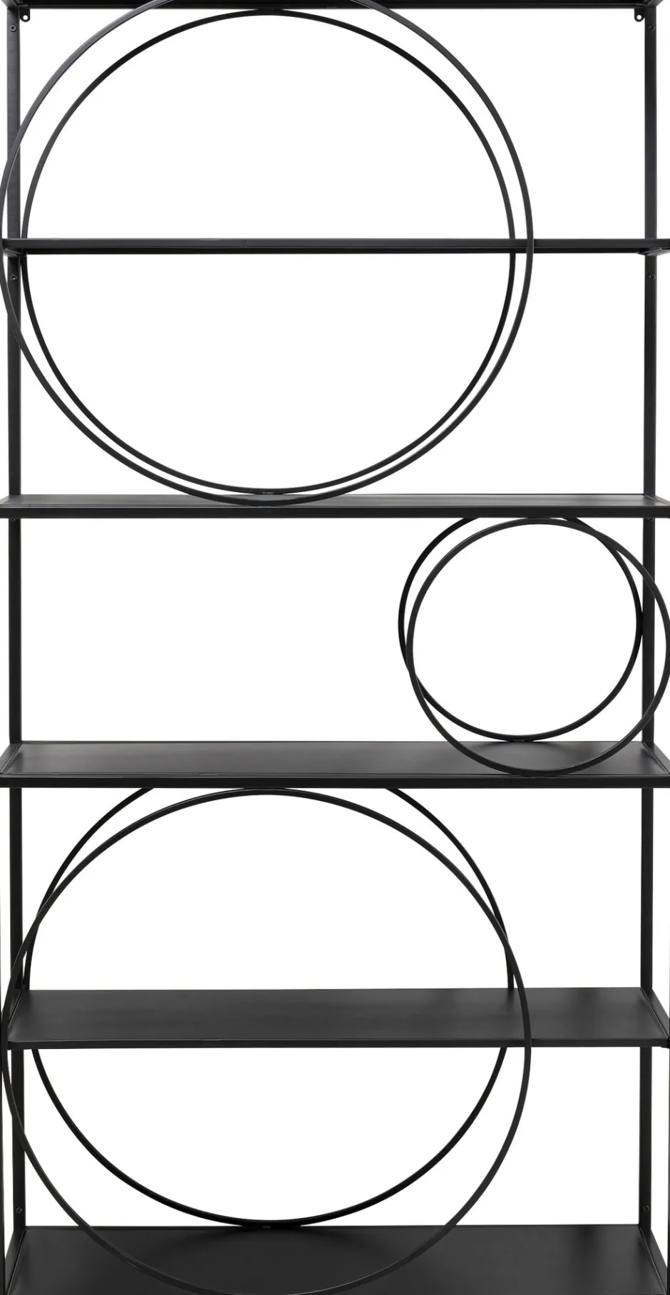 KARE Regal Circle Schwarz 100x200cm