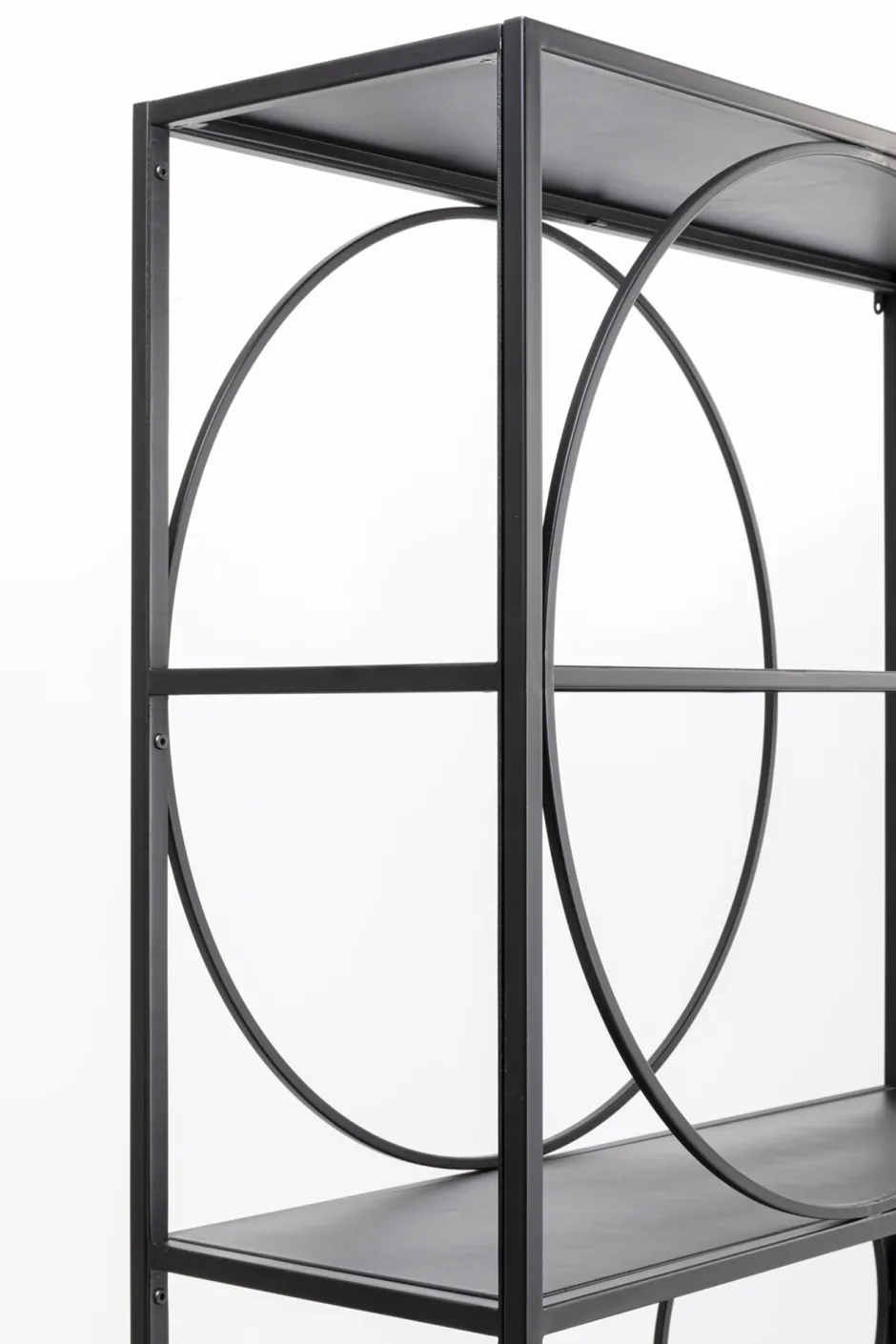 KARE Regal Circle Schwarz 100x200cm