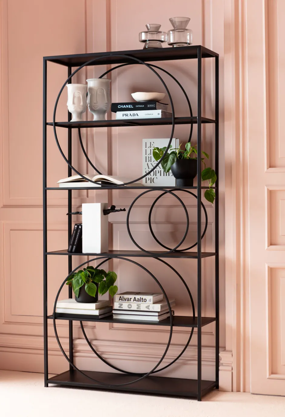 KARE Regal Circle Schwarz 100x200cm