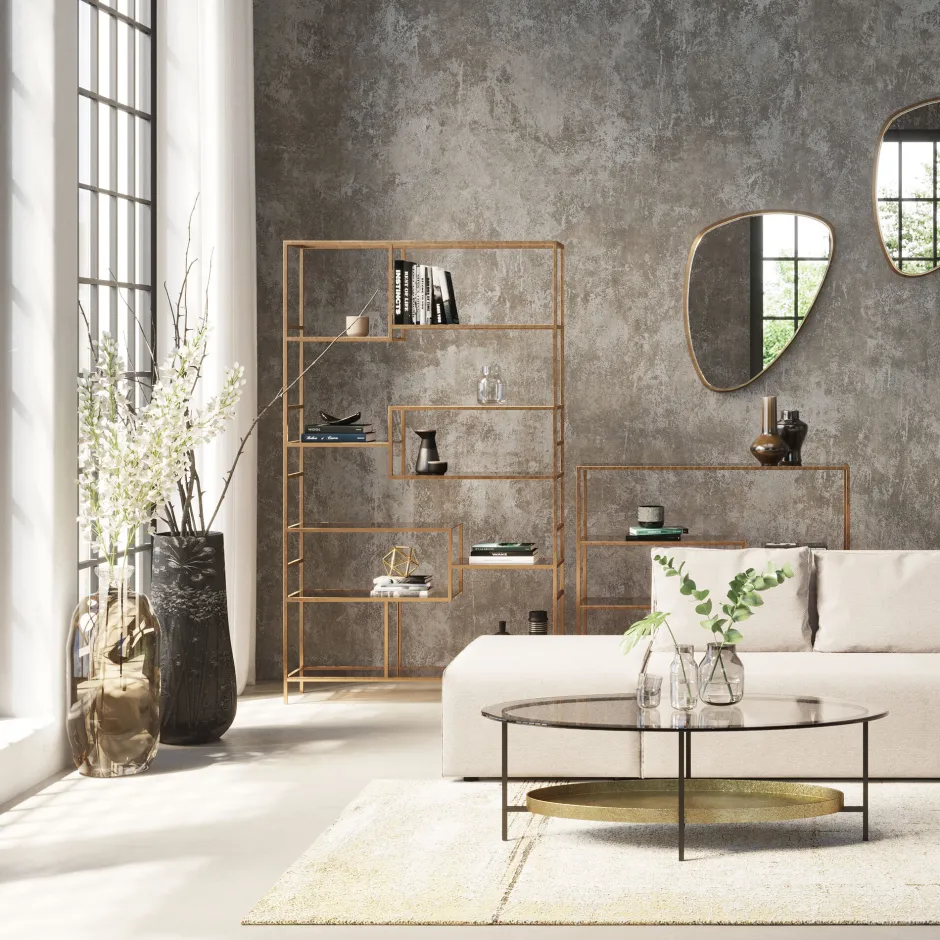 KARE Regal Loft Gold 115x195cm